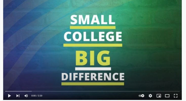 Small College Big Difference Slide
